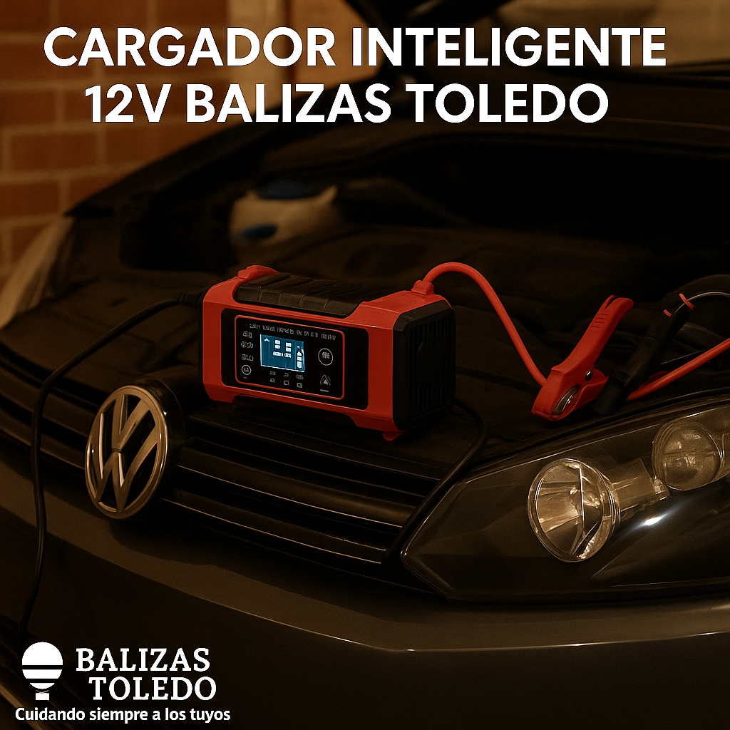 🔋 Cargador Inteligente 12V Balizas Toledo
